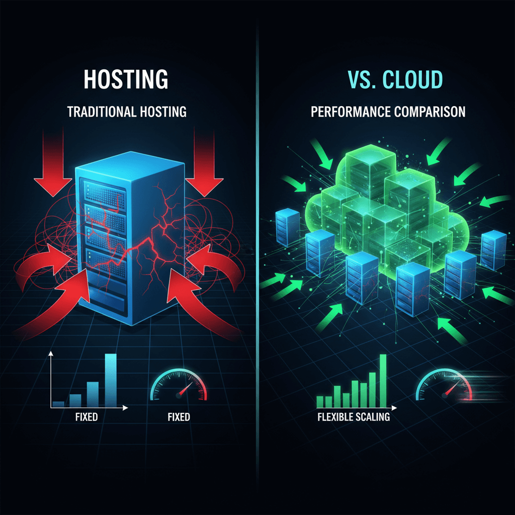 Hosting vs. Cloud Performance Comparison