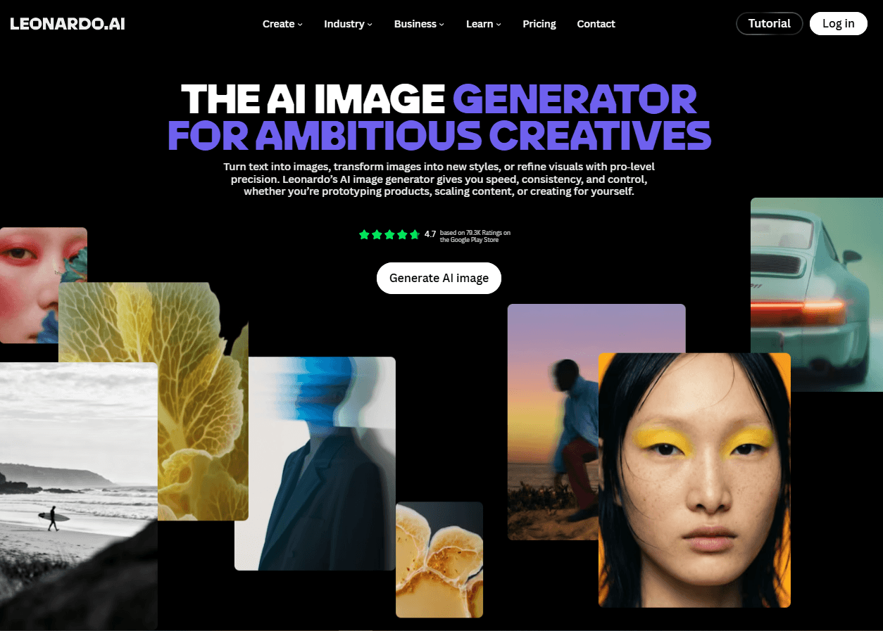 Leonardo AI AI Image Generator for Print-on-Demand