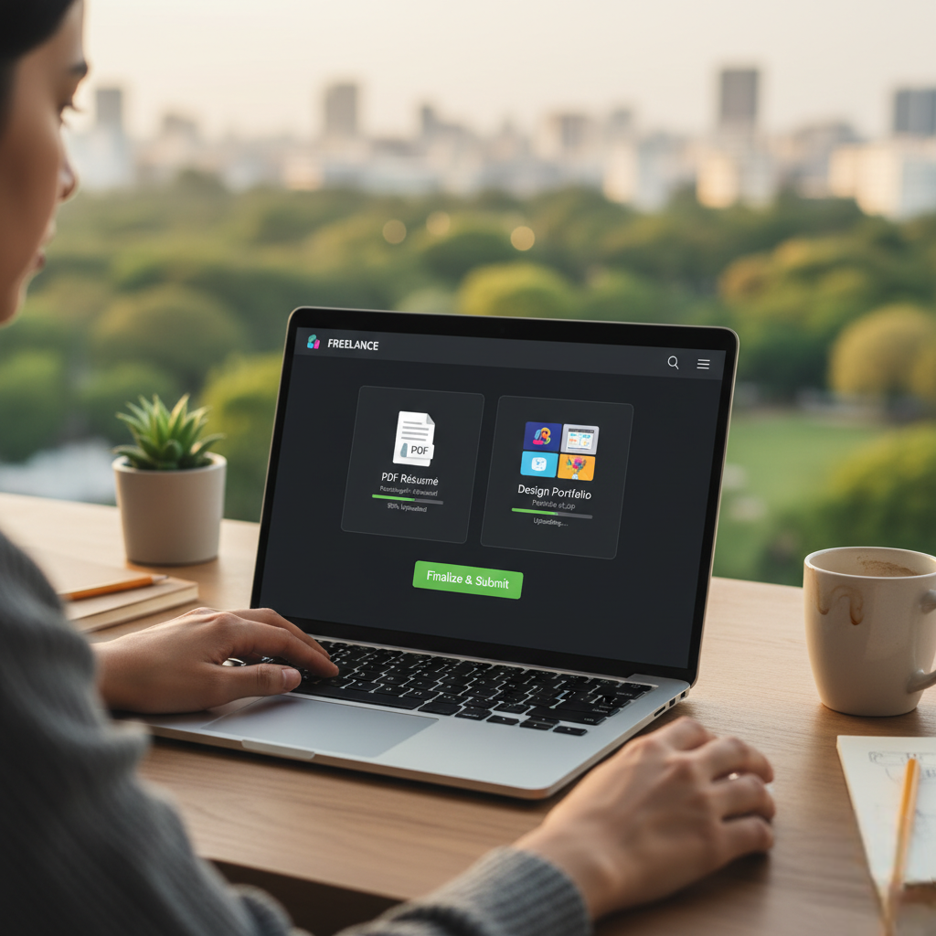 Uploading CV or Portfolio