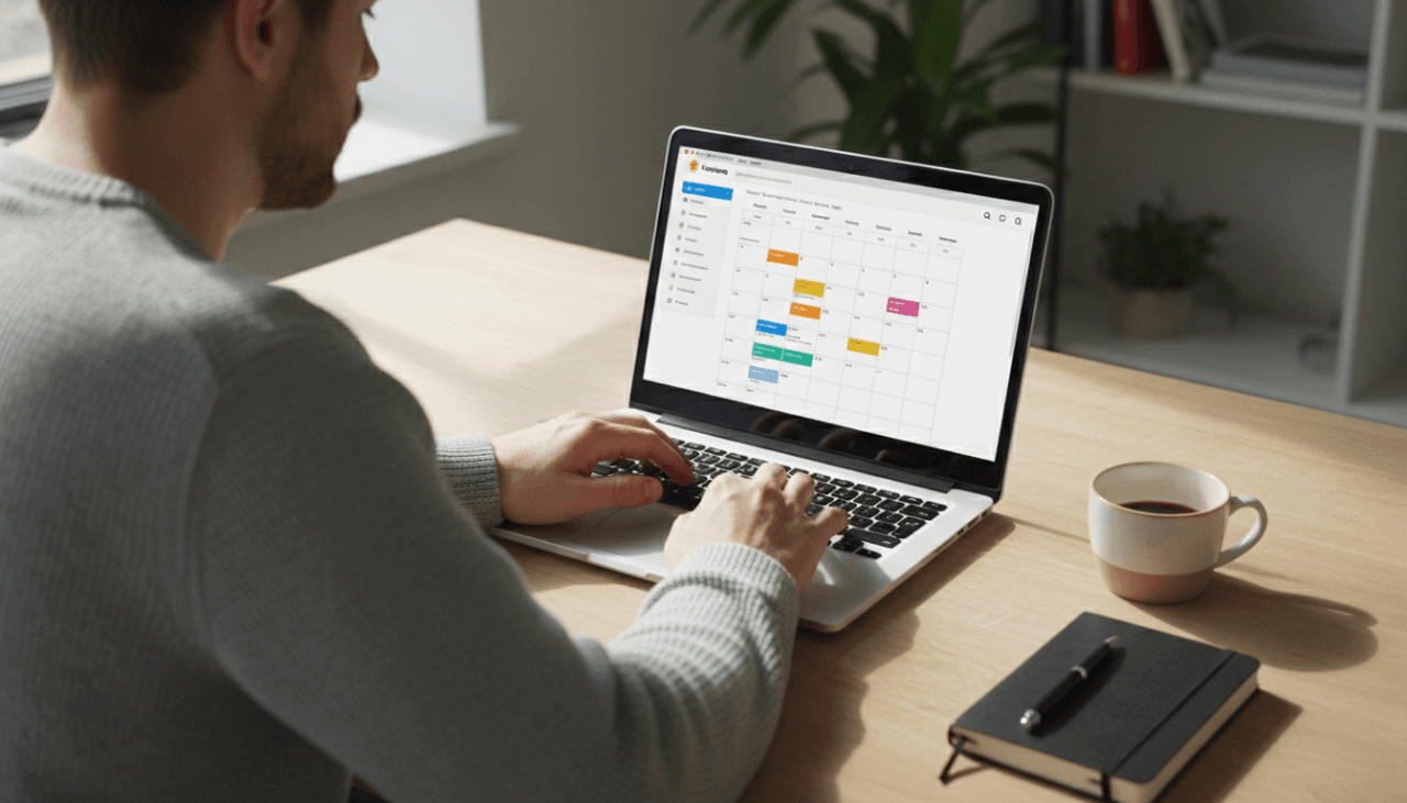 Post Consistently and Use a Scheduling System