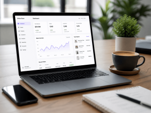 how to start a small online business from scratch workspace setup