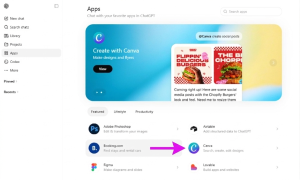Click on Canva 