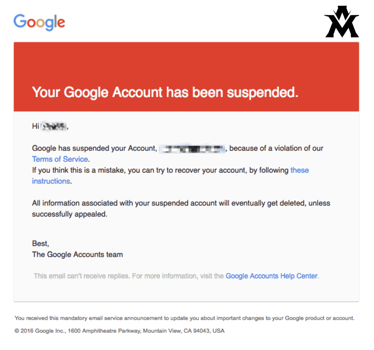 Suspended Account Ammar Manzar