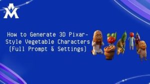 How to Generate 3D Pixar-Style Vegetable Characters